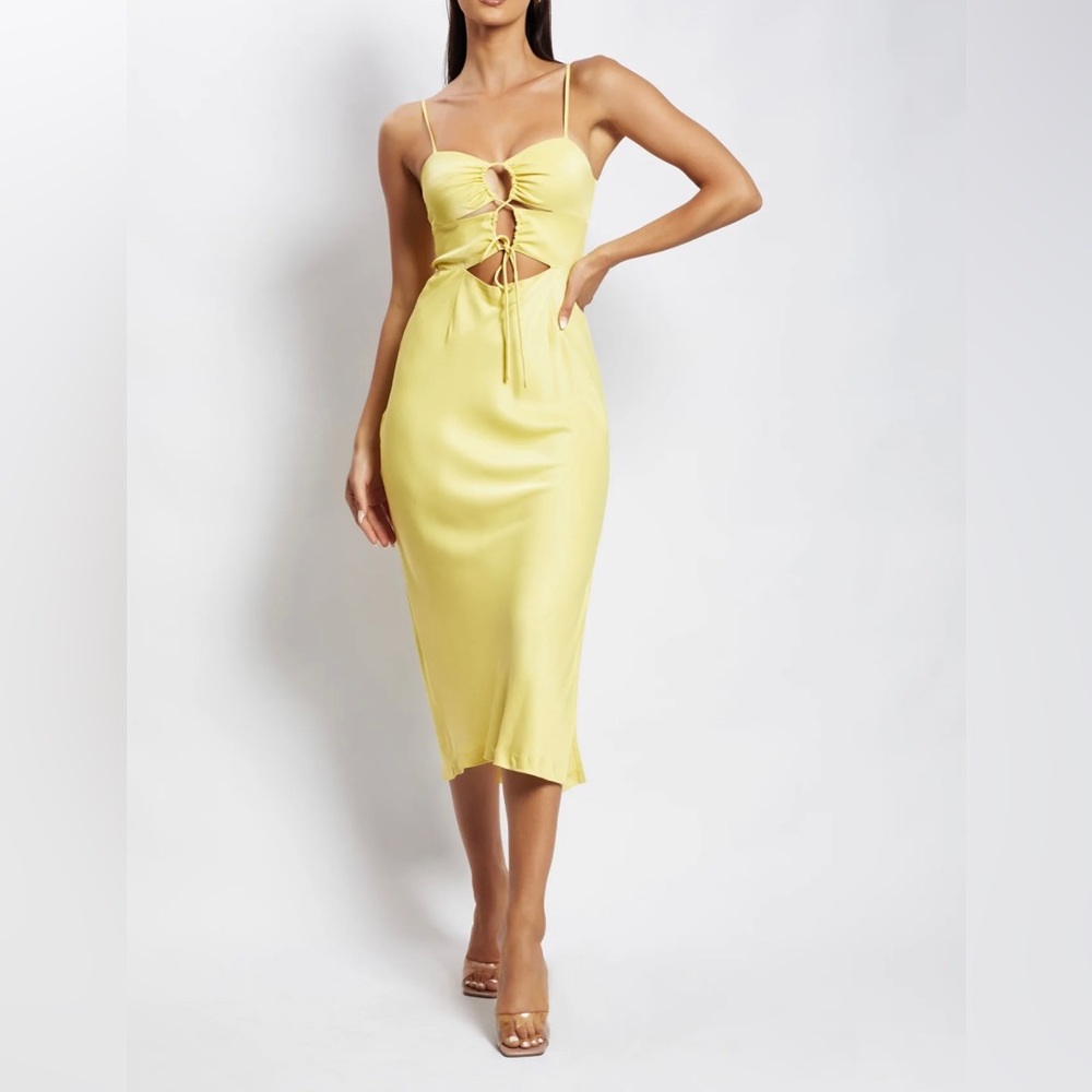 MESHKI MAXI CUT OUT DRESS BRAND NEW